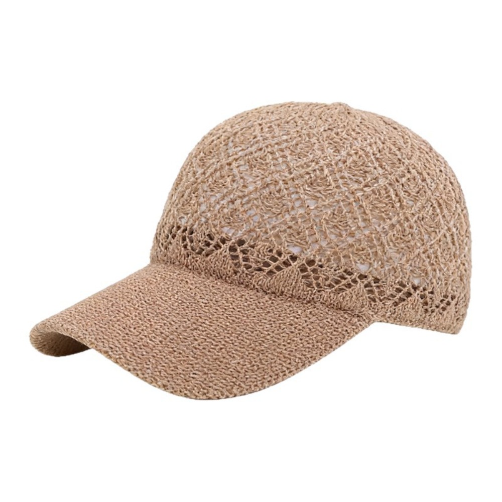 Baseball Cap Structured - หมวกเบสบอลแบบใหม่ ทรงบาง ระบายอากาศได้ดี สีพื้น หมวกลำลอง ปรับขนาดได้