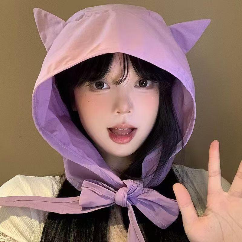 ที่คาดผมกันแดดลายหูแมวน่ารัก ส - Visor Sun Hat บทวิจารณ์และราคา