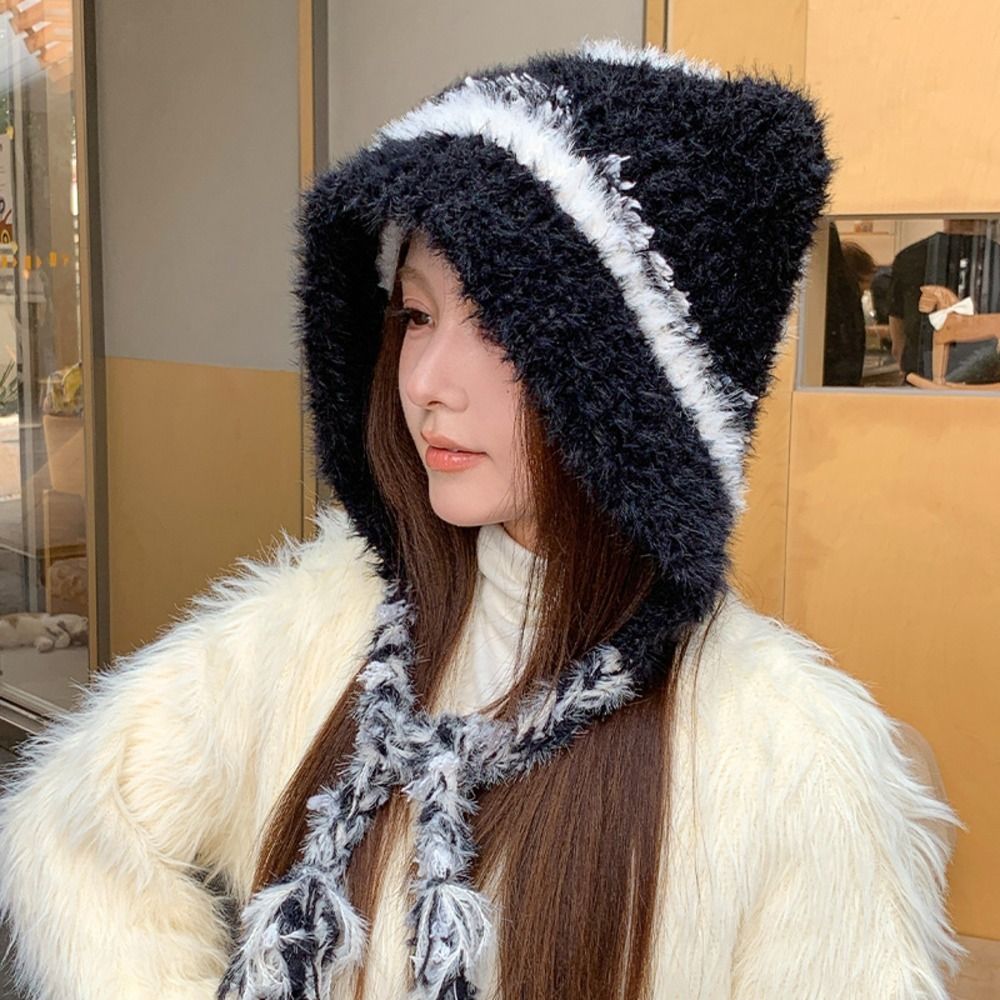 หมวกหูแมวโพลีเอสเตอร์น่ารัก ขน - Trapper Hat Ear Flap บทวิจารณ์และราคา