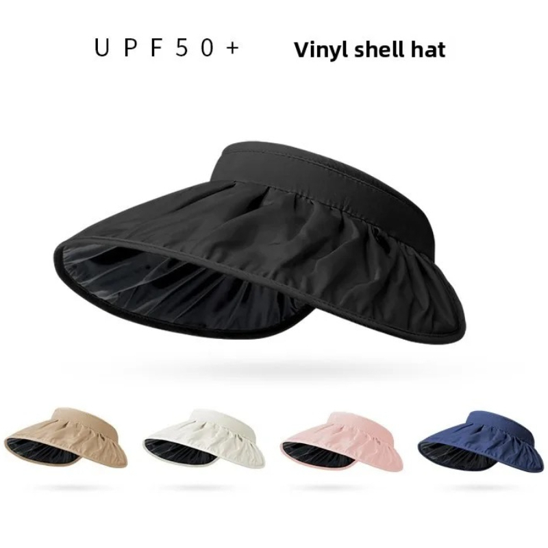 หมวกกันแดดแบบพับได้ UPF50+ ใช้ - Visor Sun Hat บทวิจารณ์และราคา
